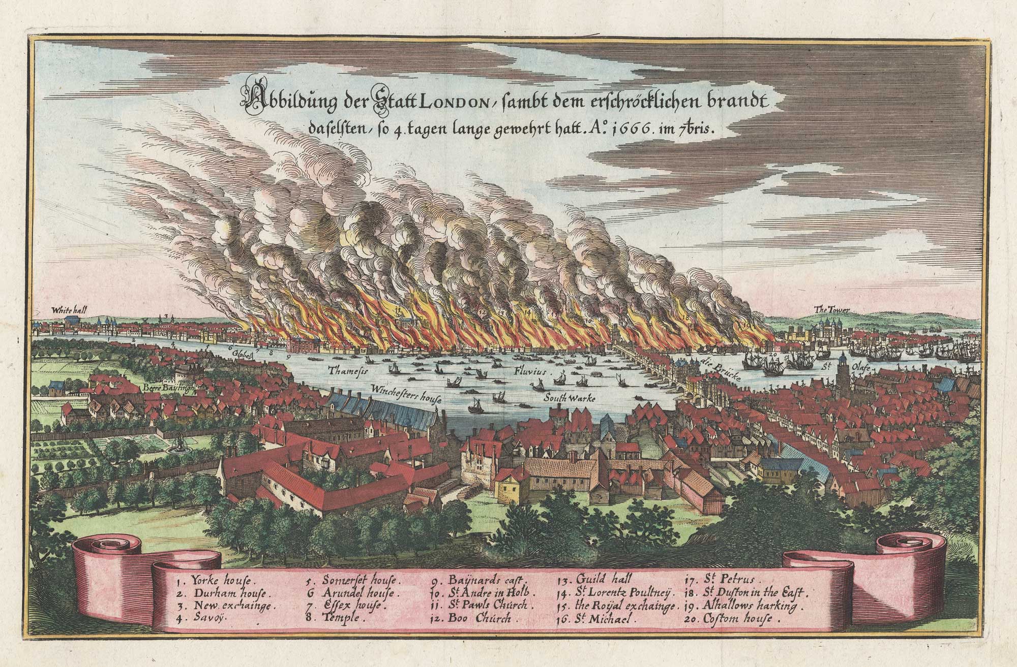 Merian Great Fire of London