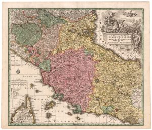 Seutter Tuscany and Papal States