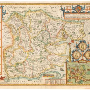 Essex, devided into Hundreds, with the most antient and fayre by SPEED, John., 1676.