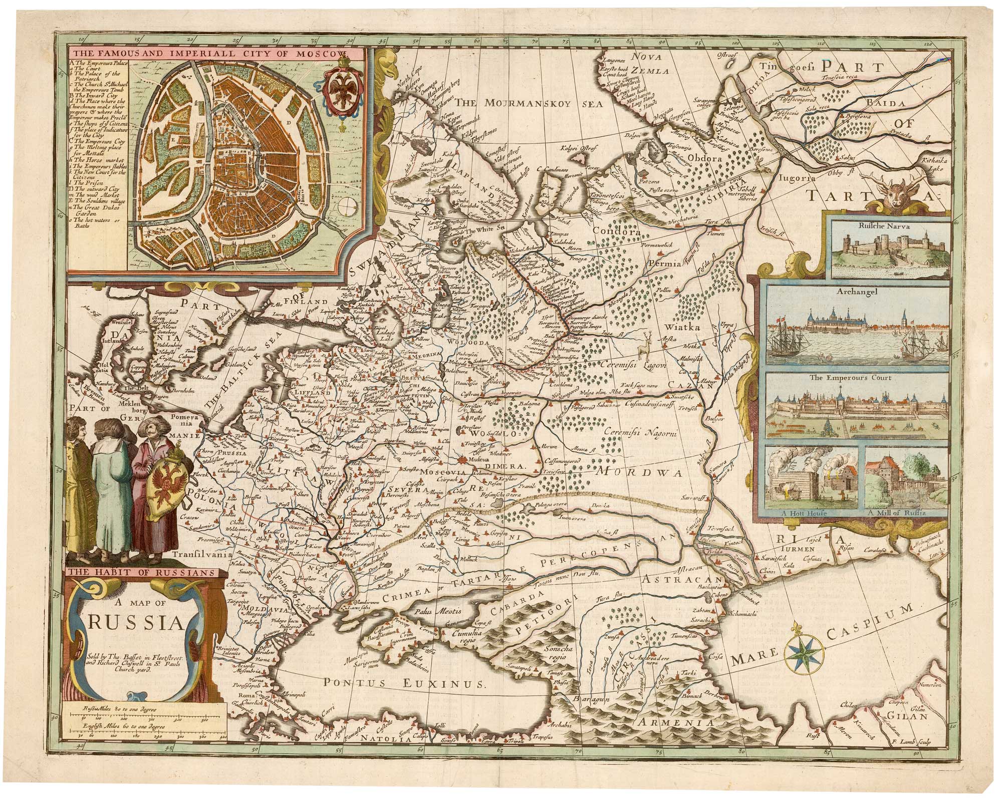 A Map of Russia. By John speed