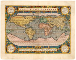 Typus Orbis Terrarum by Abraham Ortelius 1592