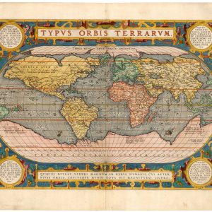 Typus Orbis Terrarum by Abraham Ortelius 1592