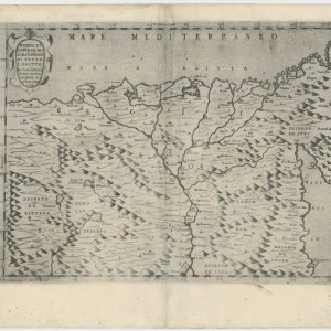 Map of Egypt by Forlani. Title: Nuova, et Copiosa, Descrittione di Tutto L'Egitto Pur hora de Paulo Forlani Veronese intagliata in Venetia l'anno 1566.