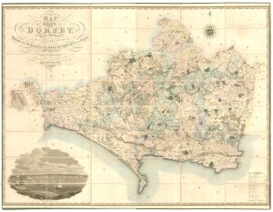 Map of the County of Dorset from an Actual Survey by GREENWOOD, C. & J., 1826.