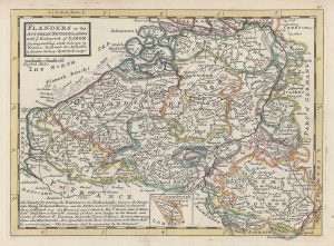 Flanders or the Austrian Netherlands, with ye Bishoprick of Liege. by MOLL, Herman., 1732.