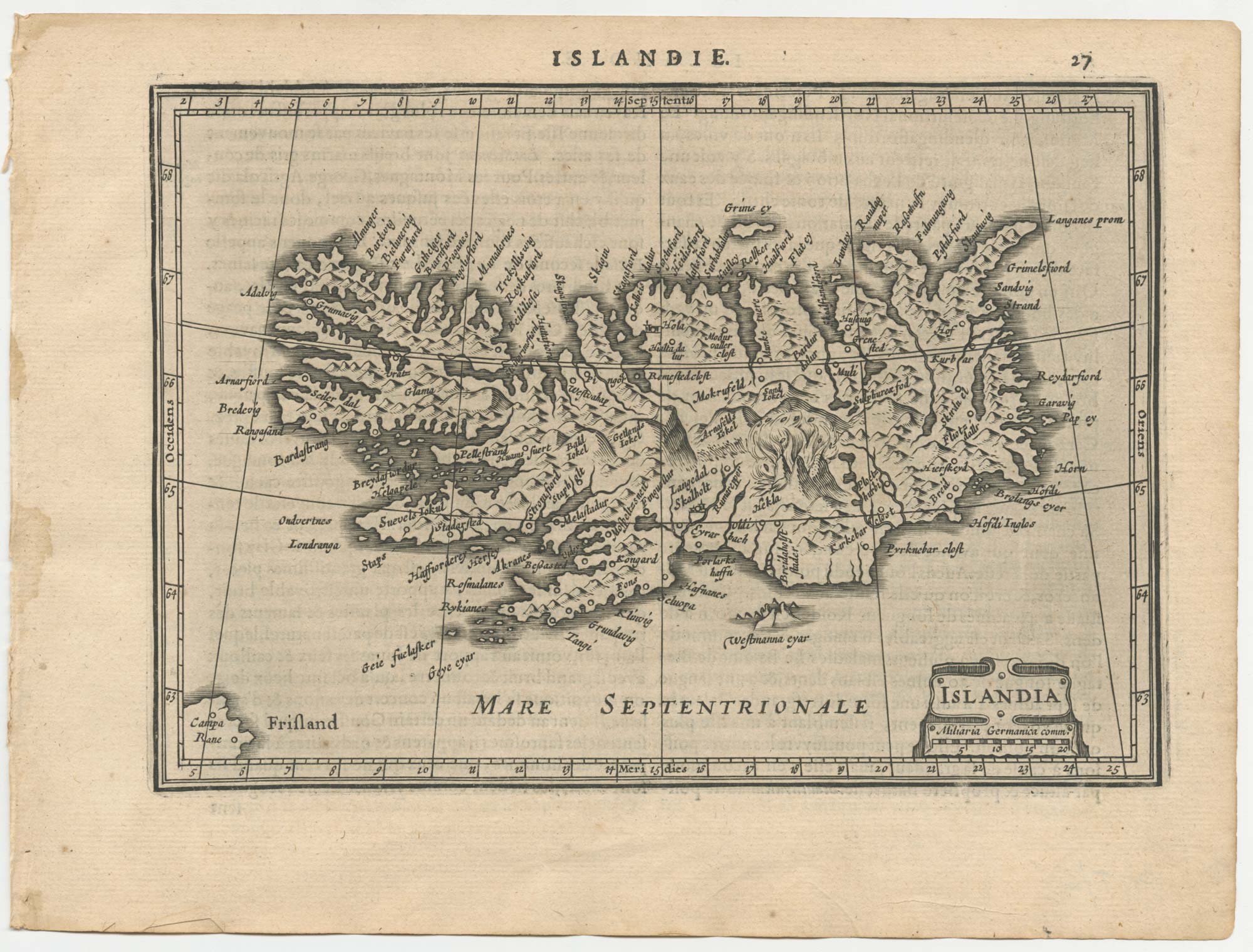 Jansson Iceland miniature