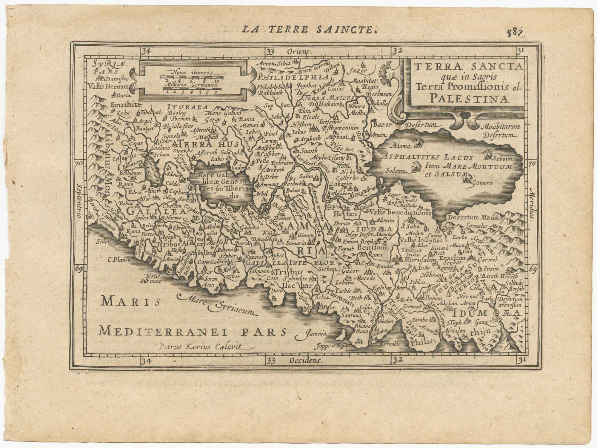 Jansson Holy Land miniature