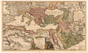 Magni Turcarum Domini Imperium in Europa, Asia, et Africa... By Visscher.