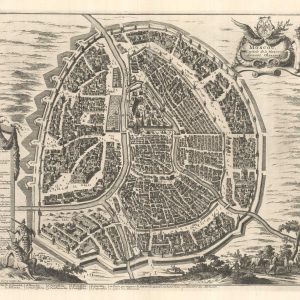 A detailed plan of Moscow in the 1630s