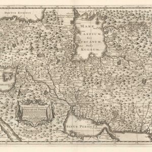 Scarce 18th century map of Persia