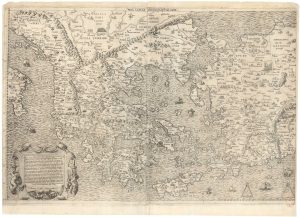 The rare First State of Salamanca's map of Greece