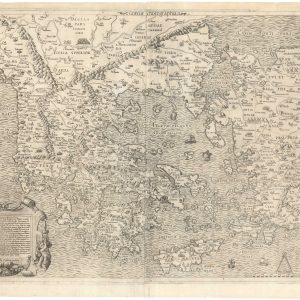 The rare First State of Salamanca's map of Greece
