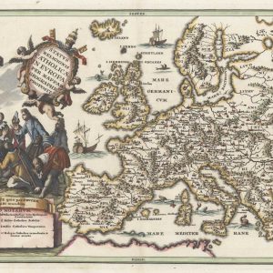 An early 18th century map of Catholic Europe