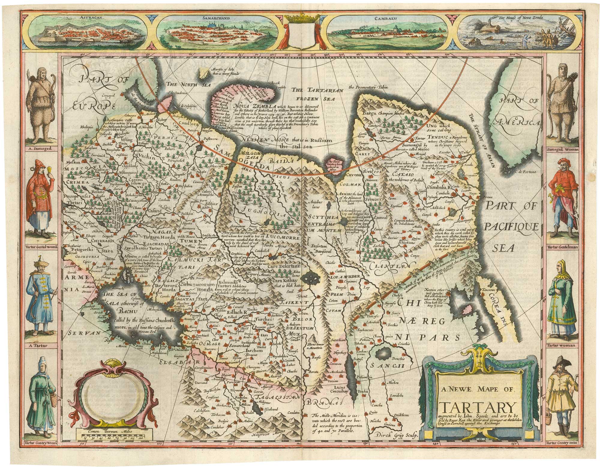 A Newe Mape of Tartary augmented by John Speede...