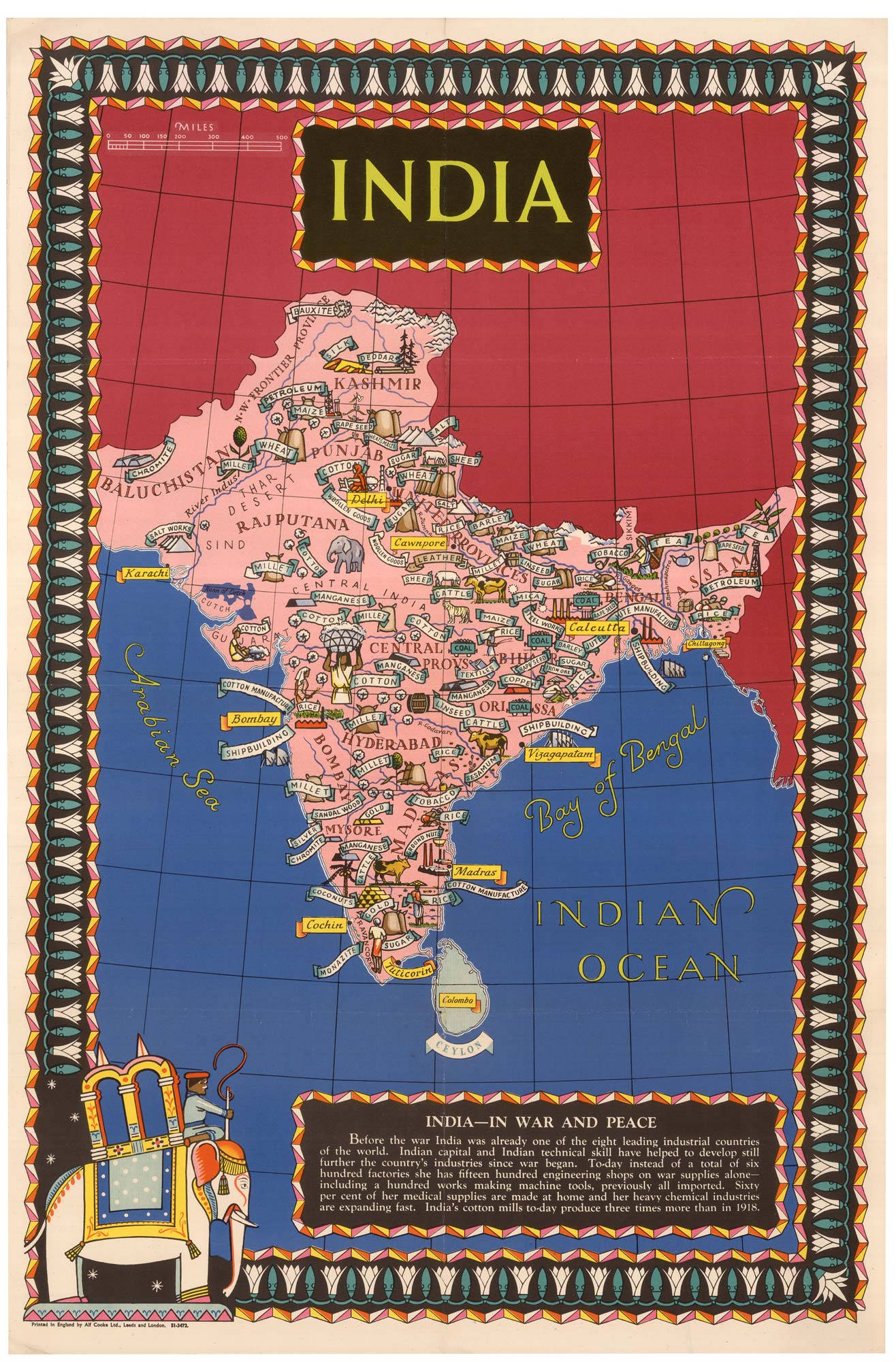 India Propaganda Map