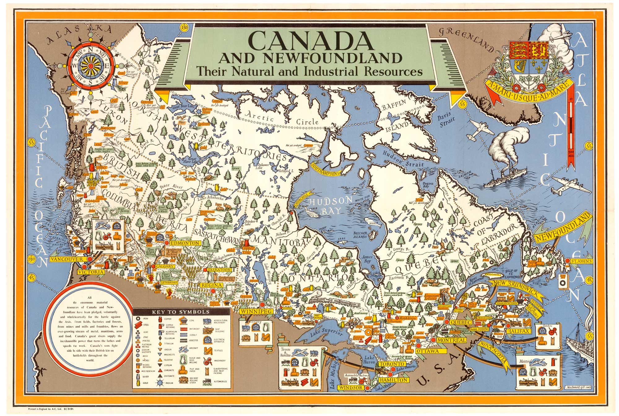 Canada and Newfoundland. Their Natural and Industrial Resources. By MacDonald Gill