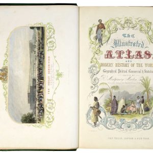 A mid-19th century atlas with Tallis maps