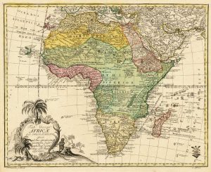 Tab. Geogr. Africae ad emendatiora qua ad huc prodierunt exempla by EULER, Leonhard., 1752.