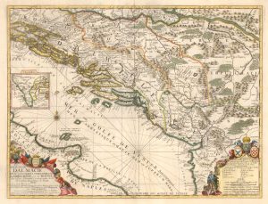 Le Royaume de Dalmacie, Divisé en ses Comtez, Terretoires etc. by CORONELLI, Vincenzo Maria., 1689.