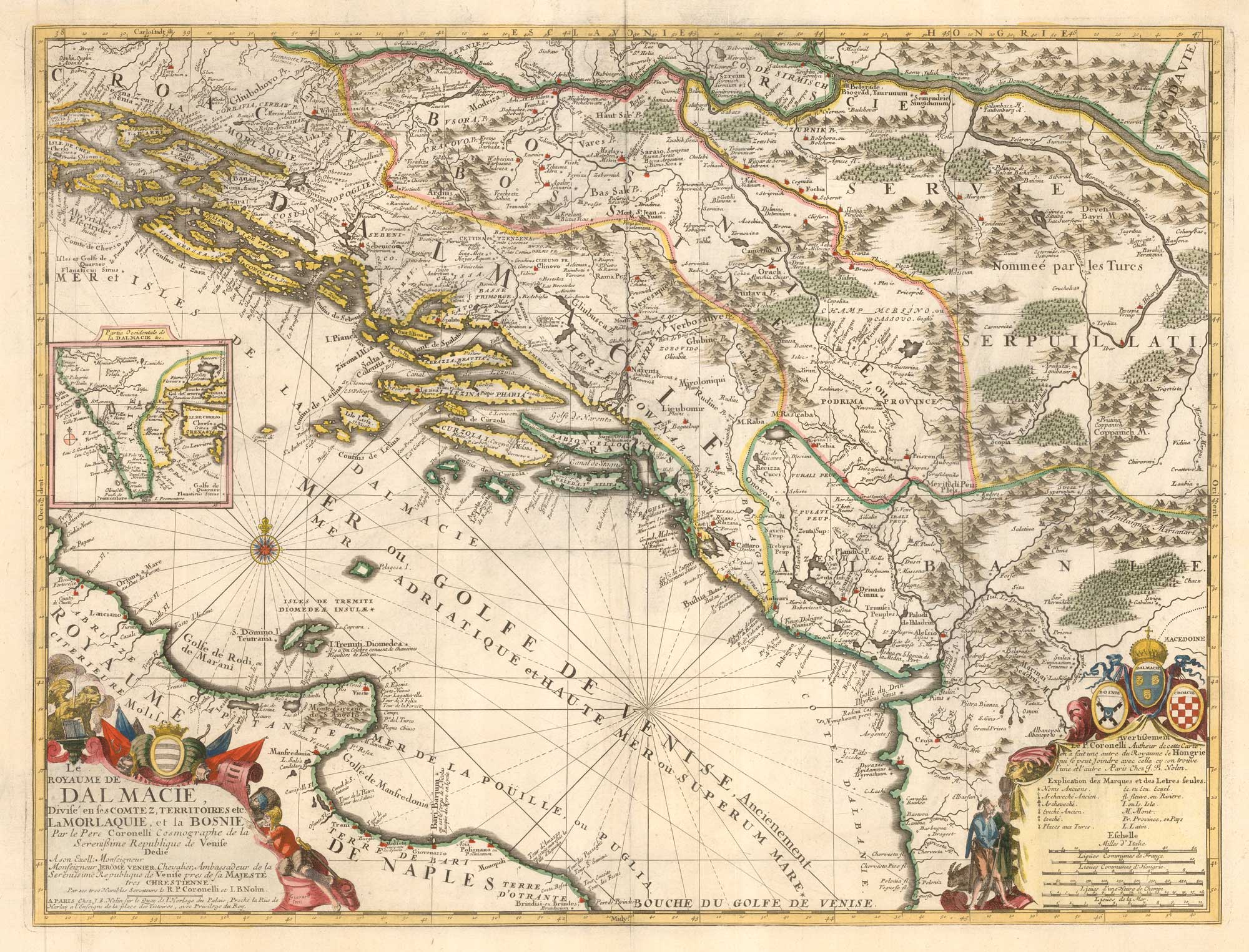 Coronelli Nolin Dalmatia