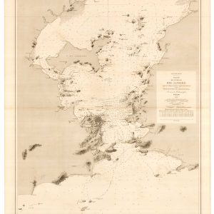 <h2>Costa del Brasil. Plano del Puerto de Rio Janeiro segun by TUBAU, I., 1869.