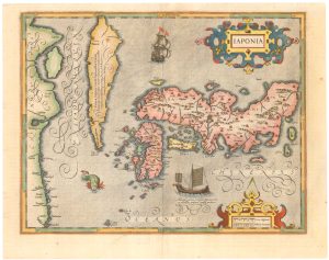 Iaponia. by HONDIUS, Jodocus., 1613.