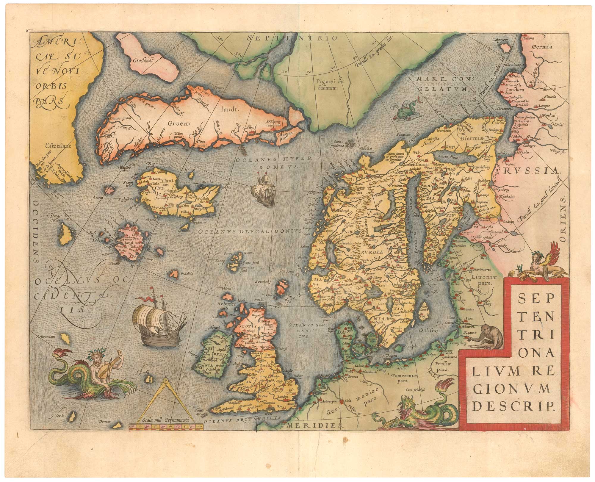 Ortelius Northern Europe