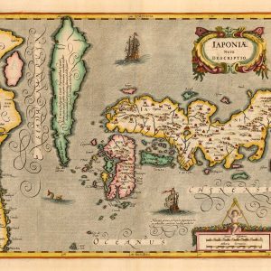 Iaponiae Nova Descriptio. by HONDIUS, Jodocus., 1636.