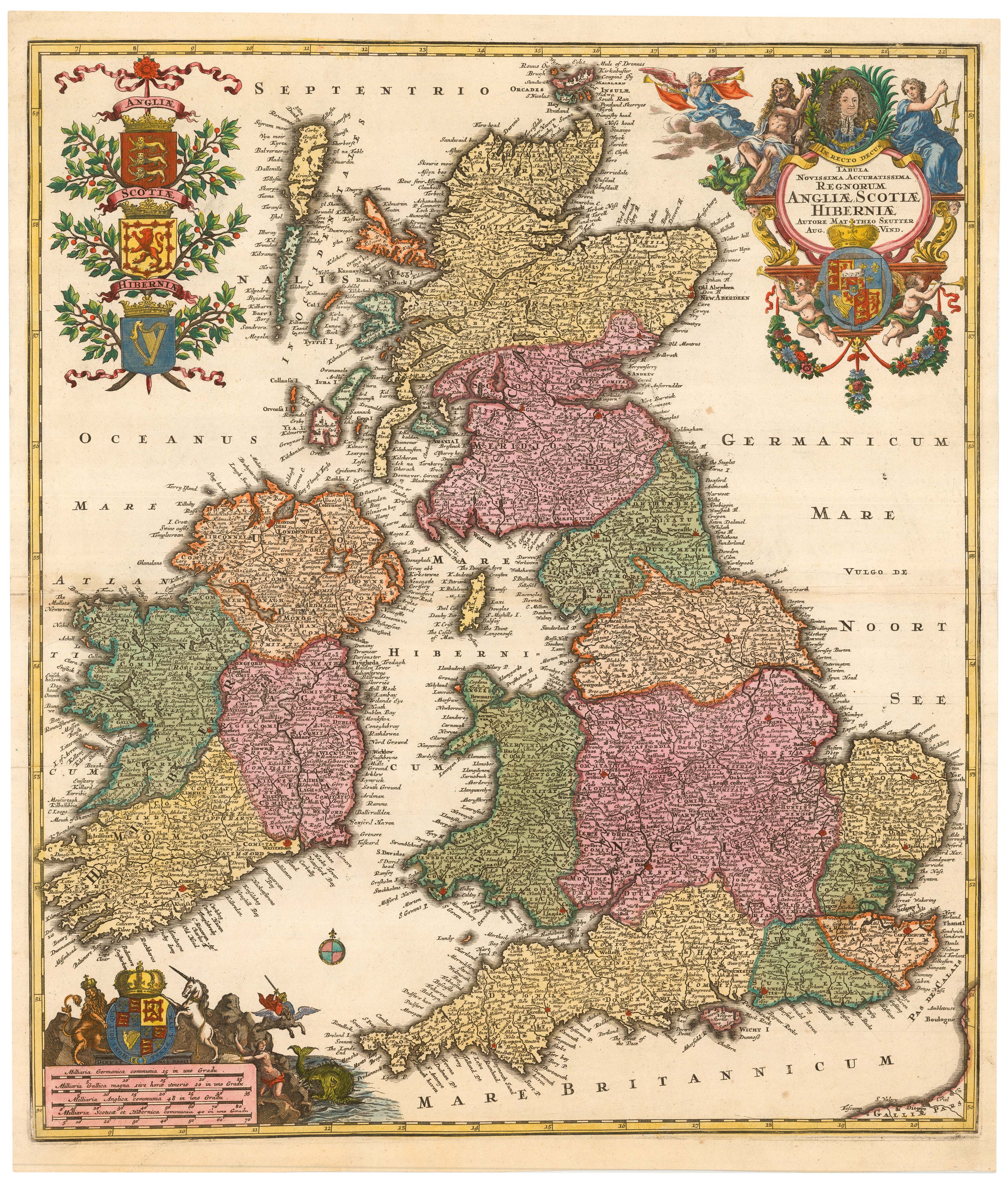 Seutter British Isles