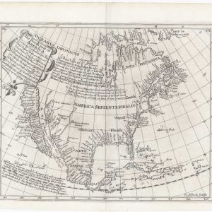 The North Part of America Conteyning Newfoundland, new England, Virginia, Florida, new Spaine, and Nova Francia, wth ye riche Iles of Hispaniola, Cuba, Jamaica, Briggs North America