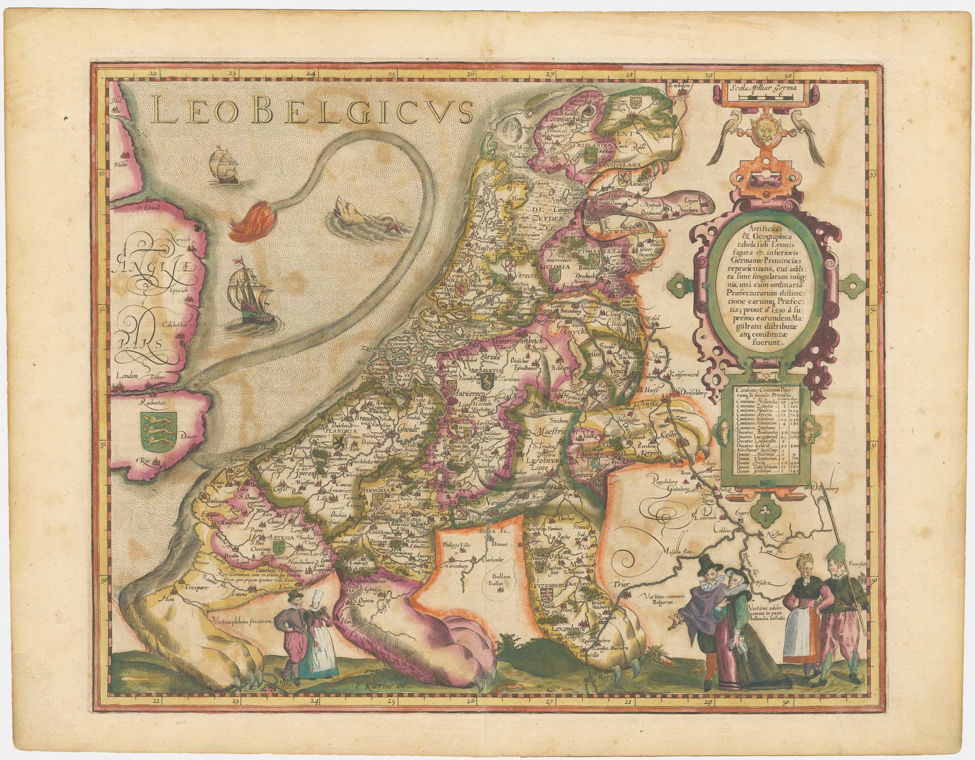 van Langren Leo Belgicus