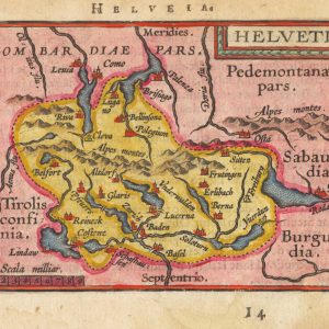 Ortelius Switzerland miniature