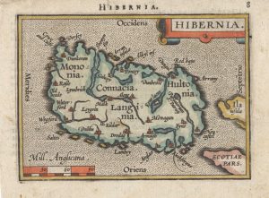 Ortelius Ireland miniature