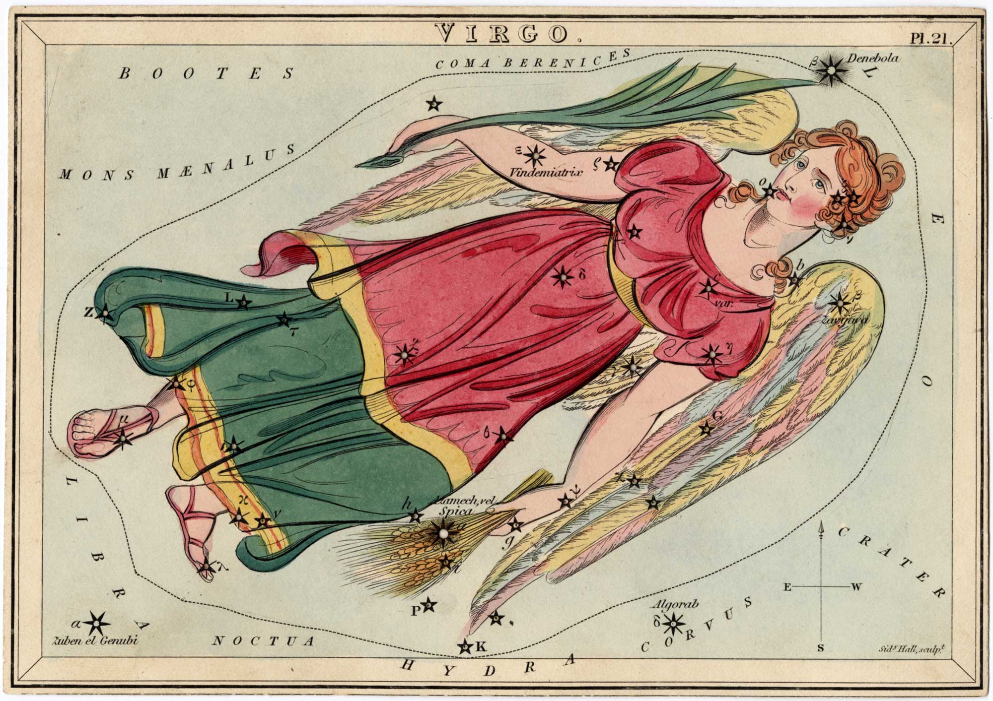 Virgo. by LEIGH, Samuel., 1830.