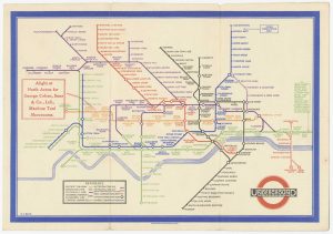 Beck Tube Map 1933 First Issue Variant