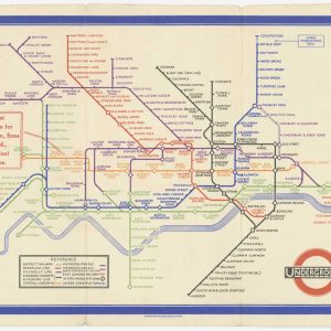 Beck Tube Map 1933 First Issue Variant
