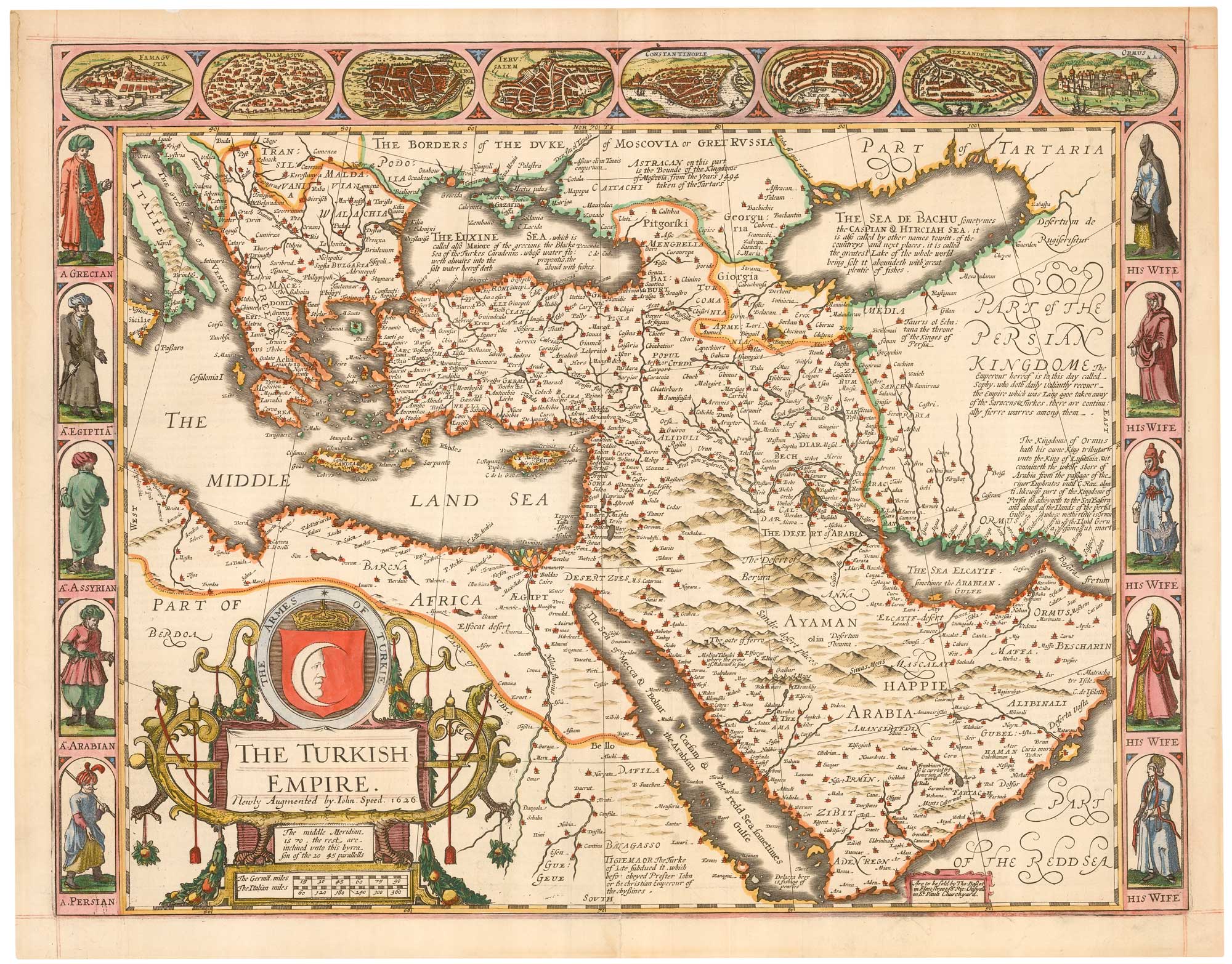 The Turkish Empire. by SPEED, John., 1676.