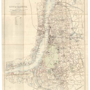 Survey of India plan of the city of Calcutta