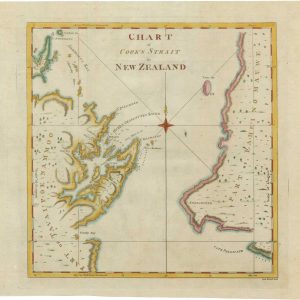Chart of Cook's Strait in New Zealand.