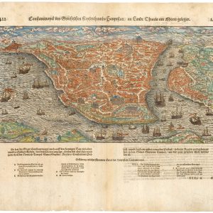 Munster's map of Constantinople, Constantinopel des Griechischen Keyserthumbs Hauptstatt, im Lande Thracia am Meere gelegen.