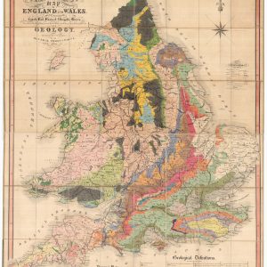 Geological map of England & Wales by Loader