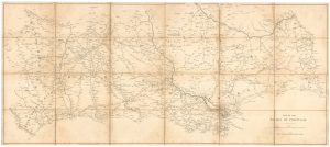 A military map of Portuguese roads by Arrowsmith