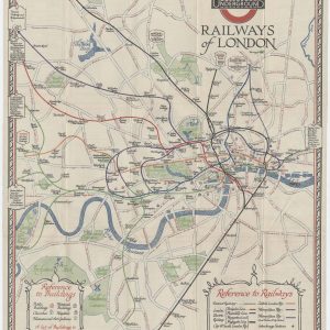 1928 Map of the London Underground by Perman