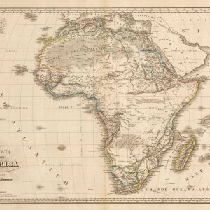 Stucchi's large map of Africa 1851