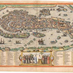 Braun and Hogenberg's plan of Venice