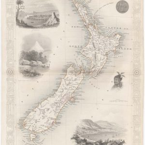 John Tallis map of New Zealand