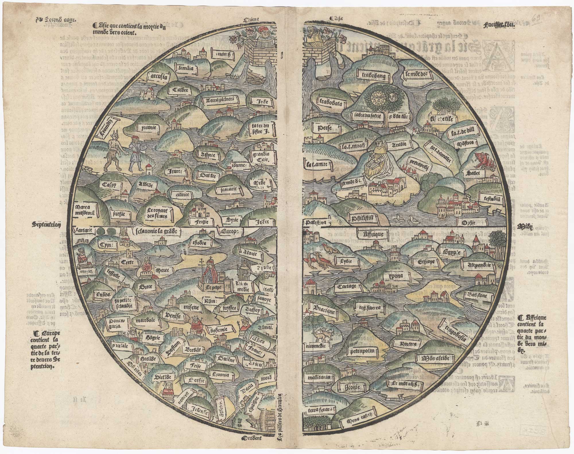 Mer des Hystoires T O World map