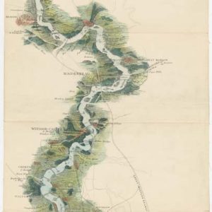Tombleson's map of the Thames 1876