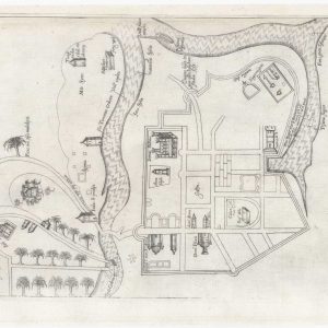 Vesconte / Bongars plan of Jerusalem, 1611