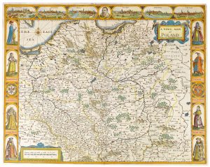 John Speed's map of Poland